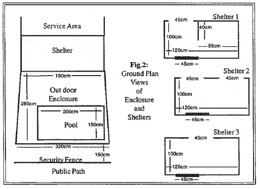 Ground plan of otter enclosure