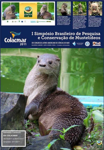 Poster for the conference with a fine neotropical otter 