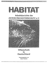 Cover of Otterschutz in Deutschland