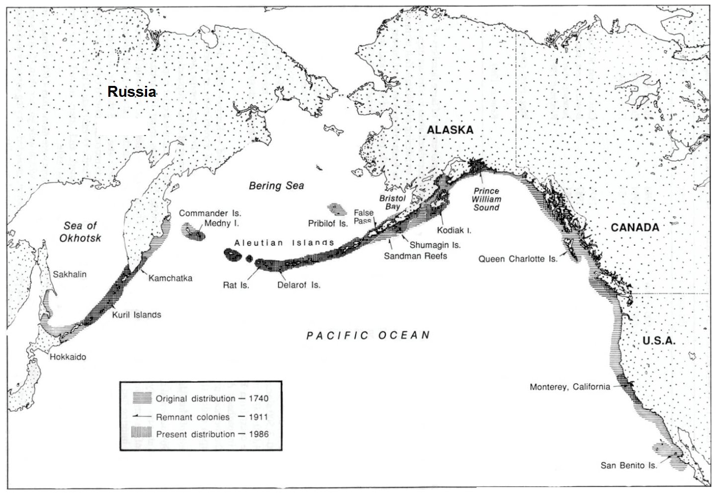 Sea Otter Population Chart