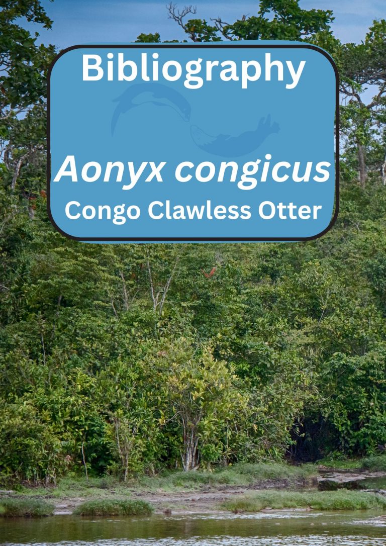 Aonyx congicus Bibliography
