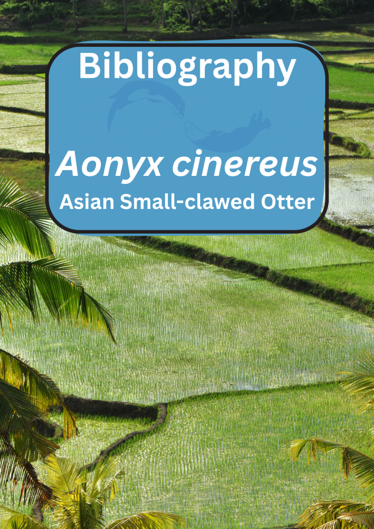 Aonyx cinereus Bibliography