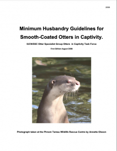 Minimum Husbandry Guidelines for Smooth-Coated Otters in Captivity