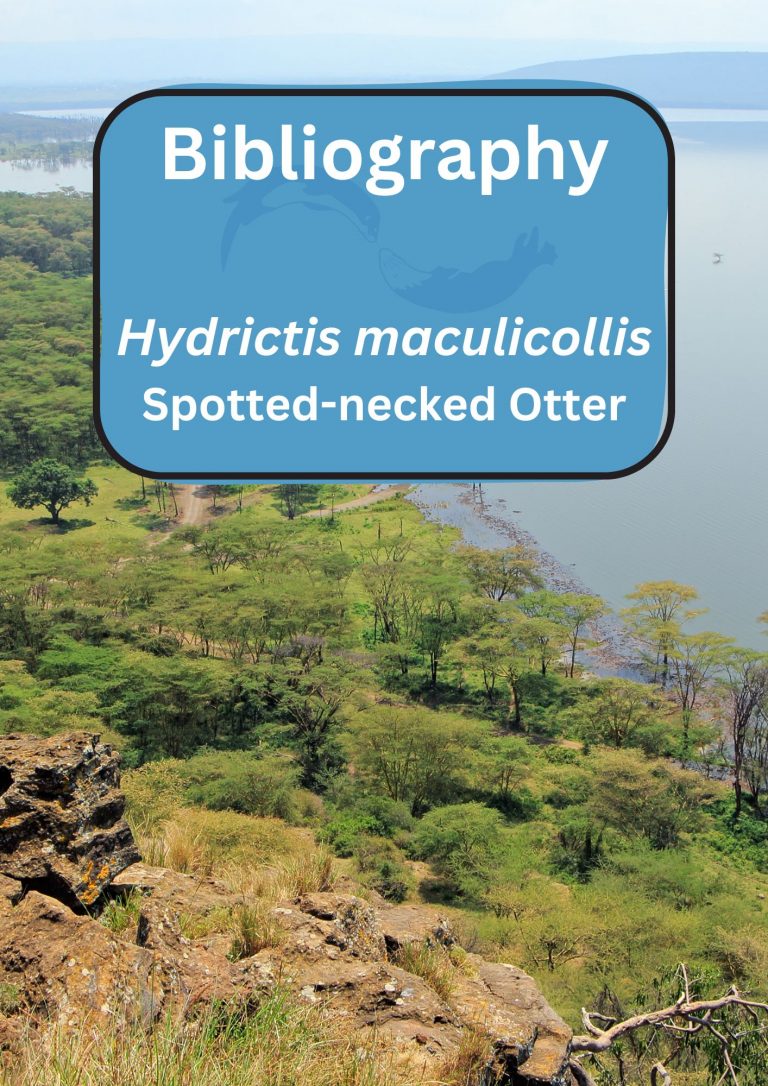 Hydrictis maculicollis Bibliography