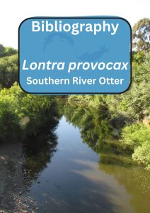 Lontra provocax Bibliography